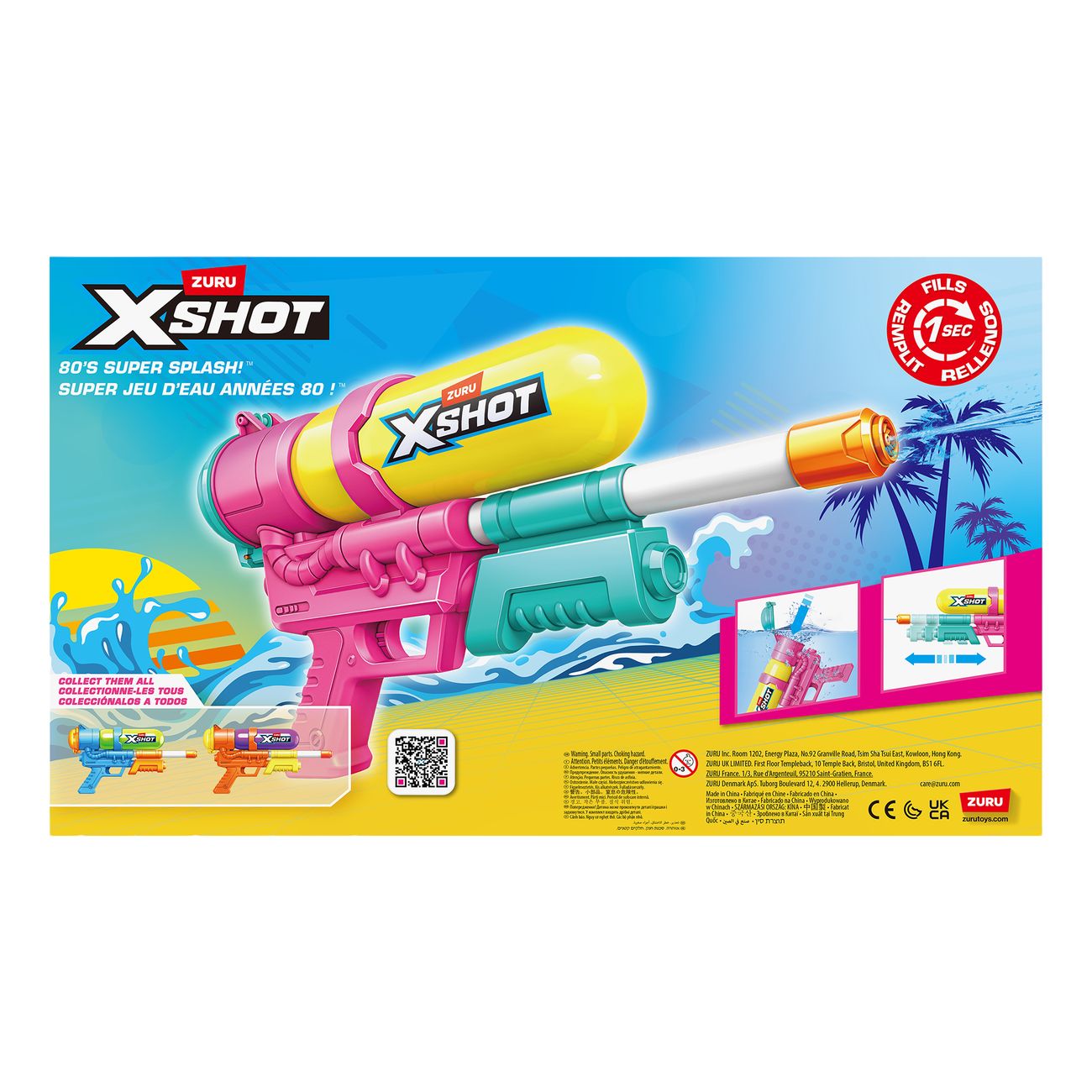 X-Shot Water Fast Fill Retro Water Blaster Vattenpistol