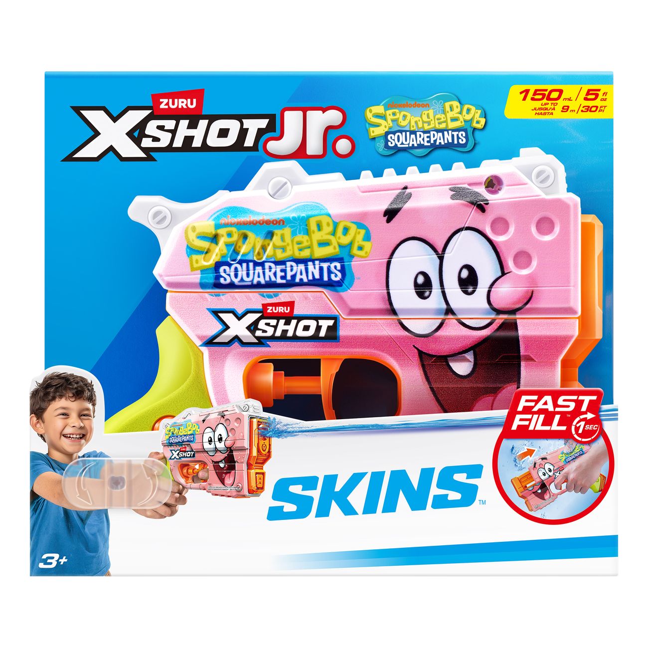 X-Shot Water SpongeBob Jr Fast Fill Water Blaster Vattenpistol