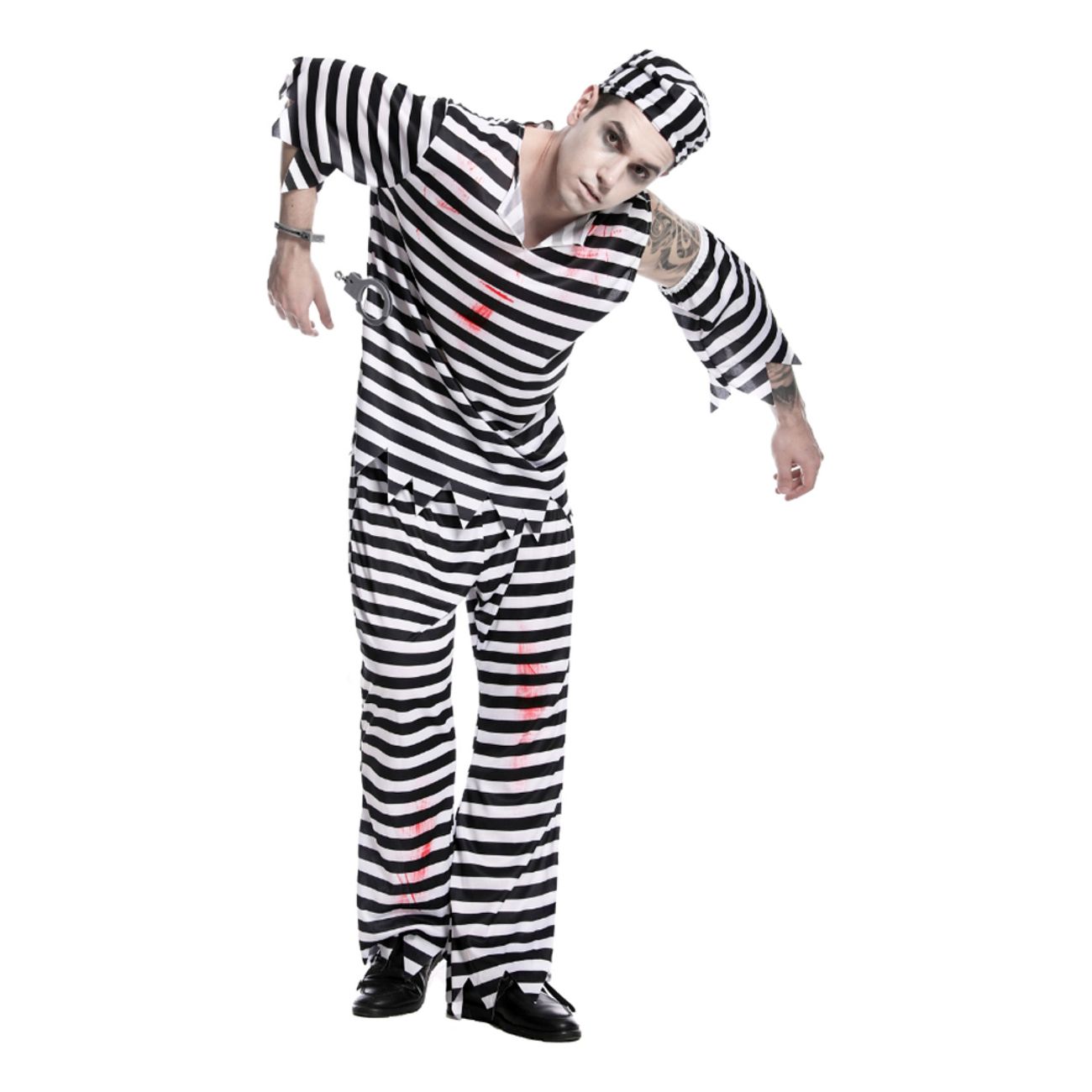 Zombie Fånge Maskeraddräkt