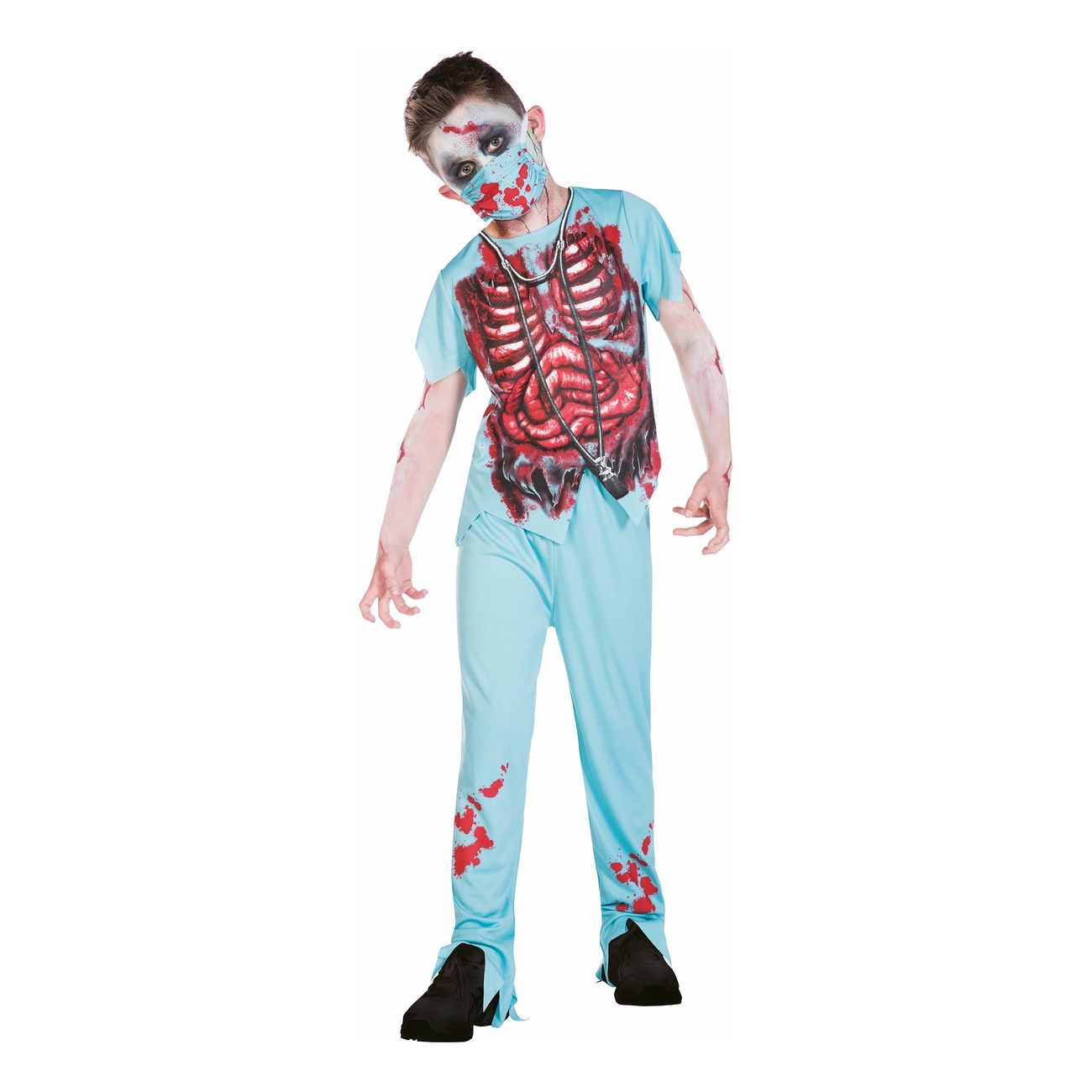 zombie-kirurg-barn-maskeraddrakt-92523-1