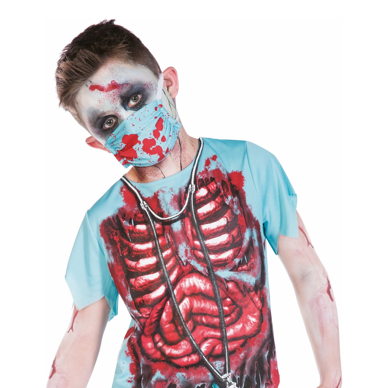 zombie-kirurg-barn-maskeraddrakt-92523-2