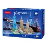 3D Puslespill City Line New York City