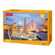 3D Puslespill City Line Paris
