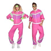 80-tals Träningsoverall Rosa Maskeraddräkt