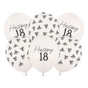 Ballonger Happy 18 med Rosetter