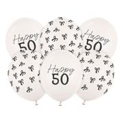 Ballonger Happy 50 med Rosetter