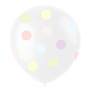 Prikkete pastellballonger