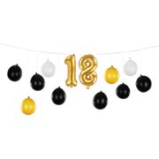 Ballongguirlande 18 Guld/Champagne