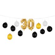 Ballongguirlande 30 Guld/Champagne