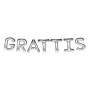 Ballonggirlang Grattis Silver