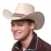 Beige Cowboyhatt