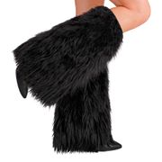 Benvärmare Fluffiga Svart