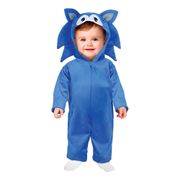 Blå Pindsvin Baby Kostume