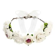 Blomsterkrans Rosor Vit