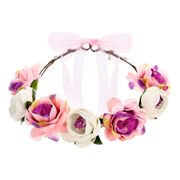 Blomsterkrans Rosor Vit/Rosa