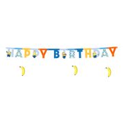 Bokstavsgirlang Happy Birthday Minions