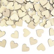 Bordskonfetti Hjärtan i Trä