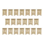 Bordplassering Tall Jute