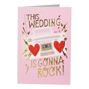 Hääkortti Rock Wedding