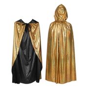 Cape med Huva Guld Shimmer