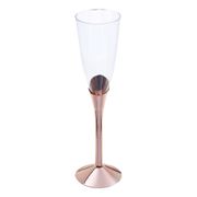 Champagneglas med Roséguldfot