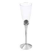 Champagneglas med Silverfot