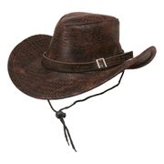 Cowboy-hattu Ruskea