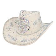 Cowboyhatt Crystal Beige