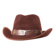 Cowboyhatt Suede Brun