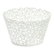 Cupcake Wrappers Vit Lace