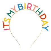 Diadem It's My Birthday Regnbåge