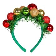 Hiuspanta Joulupallot Vihreä