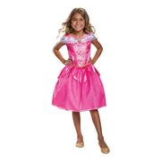 Disney Aurora Kjole Deluxe Barn Kostyme