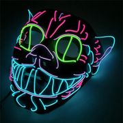 El Wire LED Panther Maske