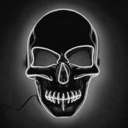 El Wire Skull LED Maske
