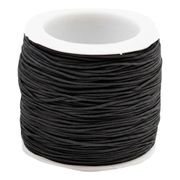 Elastiskt Band på Rulle Svart
