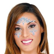 Face Jewels Glow in the Dark Silver