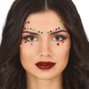 Face Jewels Stjärnor Flerfärgad
