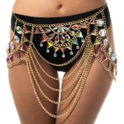 Festivalkjol Diamanter Rosa