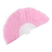 Fluffig Solfjäder Ljusrosa