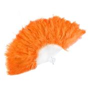 Fluffig Solfjäder Orange
