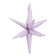Folieballon 3D Stjerne Lilla