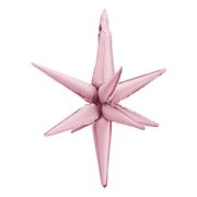 Folieballon 3D Stjerne Lyserød
