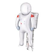 Folieballong Astronaut med Streamers