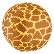 Folieballong Boll Giraffmönster Stor