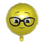 Folieballon Emoji Black Glasses