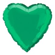 Folieballong Hjerte Grønn