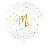 Folieballong Rund Mrs