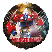Folieballong Rund Transformers™ Optimus Prime