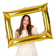 Folieballong Selfieram Guld